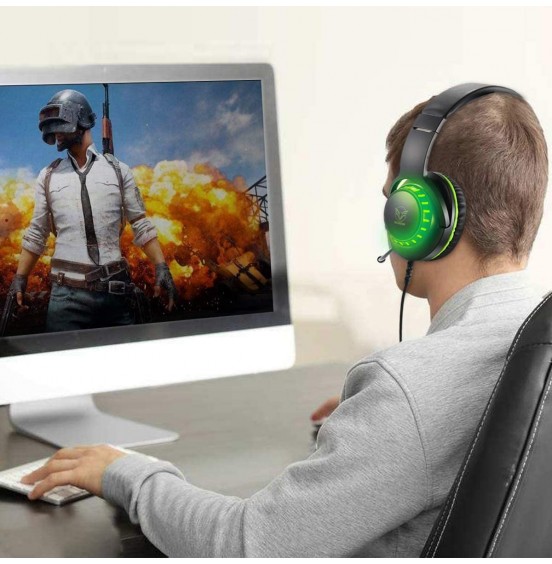Pacrate Gaming Headset with Microphone for Laptop Xbox One Headset Computer PC Noise Cancelling Gaming Headphones with Microphone Stereo PS4 Headset for Kids Adults LED Lights Deep Bass Pacrate Gaming Headset with Microphone for Laptop Xbox One Headset Computer PC Noise Cancelling Gaming Headphones with Microphone Stereo PS4 Headset for Kids Adults LED Lights Deep Bass