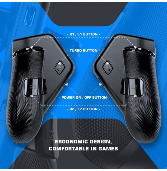 GameSir F7 Claw Mobile Game Controller for Android Tablet/ iPad, PUBG Controller, Plug and play , 4 Trigger, Sensitive Aim Shoot Joystickпј€Six Finger Operationпј‰for PUBG/Fornite GameSir F7 Claw Mobile Game Controller for Android Tablet/ iPad, PUBG Controller, Plug and play , 4 Trigger, Sensitive Aim Shoot Joystickпј€Six Finger Operationпј‰for PUBG/Fornite