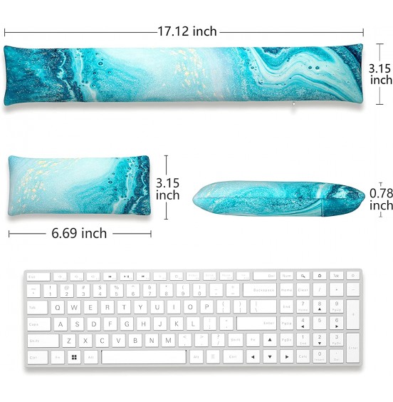 Atufsuat Bean Bag Wrist Rest, Ergonomic Wrist Support for Mouse and Keyboard, Beaded Cushion for Wrist Arm Hand Elbow Support, Computer Laptop Accessories, Office Desk Decor for Women Men, Teal Marble Atufsuat Bean Bag Wrist Rest, Ergonomic Wrist Support for Mouse and Keyboard, Beaded Cushion for Wrist Arm Hand Elbow Support, Computer Laptop Accessories, Office Desk Decor for Women Men, Teal Marble